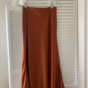 Antonio Melani Silk Midi Skirt
